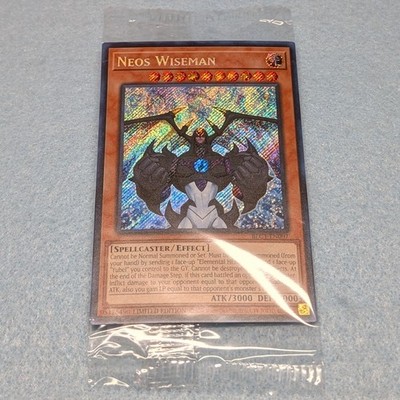 1x Yugioh Neos Wiseman BLC1 Limited Ed Secret Rare Card Sealed