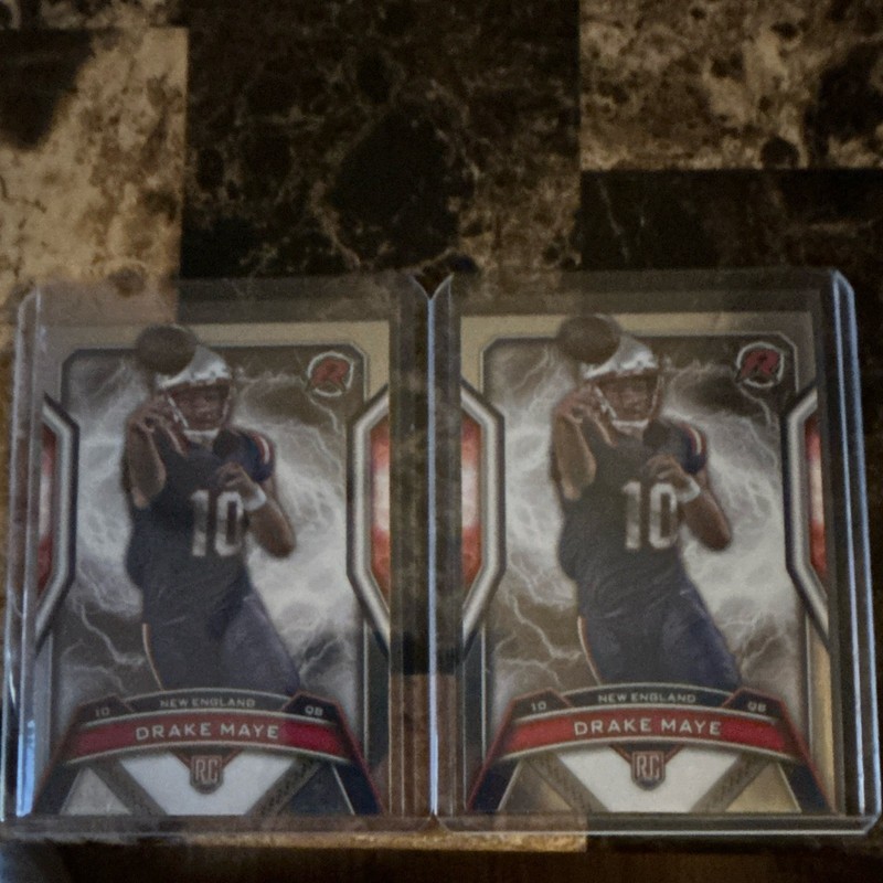 Topps Resurgence Drake Maye Football Rookie Card #164 2-Card Lot HOT Rookie