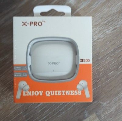 X-PRO XE100 Wireless Bluetooth Earbuds Echo Cancellation Extra Bass White