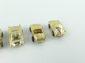 1989 Galoob Micro Machines Gold Mail Away Complete Corvette 5 Piece Set 