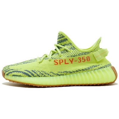 B37572] -Men- Adidas Yeezy Boost 350 V2 Semi Frozen Yellow  display picture 1