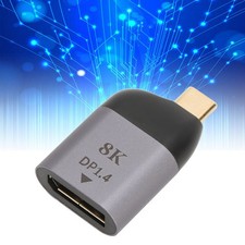 USB C to Display Port Adapter 8K 60Hz High Resolution Compact Portable USB C