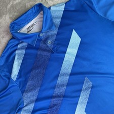 Nike Golf Tour Performance Dri-Fit Polo Shirt Men's Medium Blue Short Sleeve