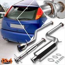 For 00-04 Ford Focus 2.02.3l Zx3zx5 4.5 Burnt Tip Muffler S.s Catback Exhaust