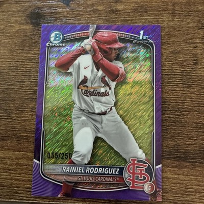 2025 Bowman Chrome Prospects Rainiel Rodriguez #BCP-200 Purple /250
