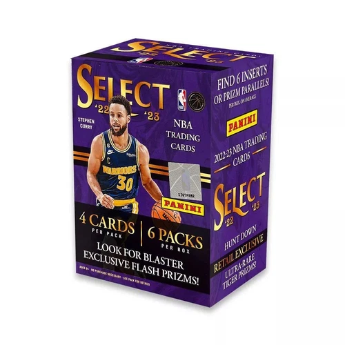 2022-23 Panini Select NBA Basketball Trading Card Blaster Box
