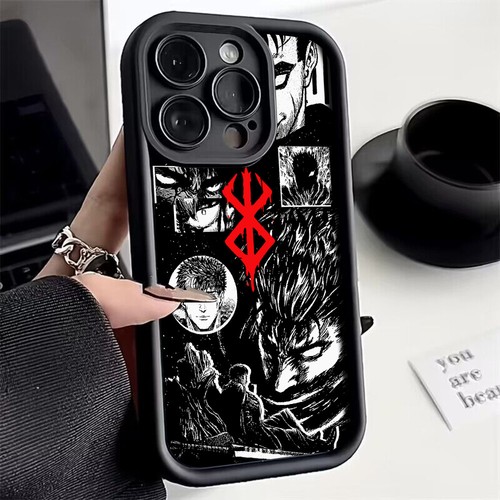 Berserk Guts Anime Phone Case for IPhone 16 15 14 13 12 11 Pro Max Mini XR XS X - Picture 15 of 119