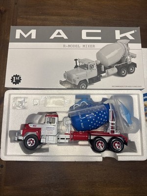 First Gear Mack R-Model Cement Mixer Truck American Rock-N-Ready Mix
