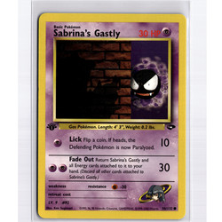 Sabrina's Gastly 96/132 Gym Challenge 1st Edition Common