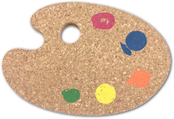 Topfuntersetzer Topf - Untersetzer Korkuntersetzer Farbpalette Aus Kork L 28 Cm-image
