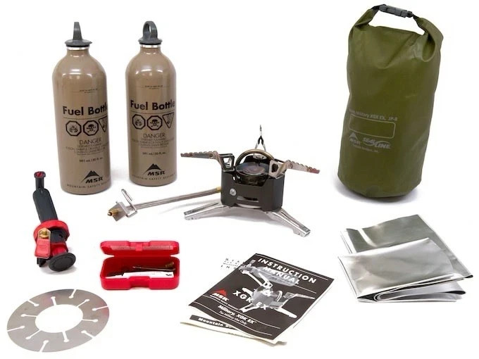 US MSR XGK EX Multi Fuel Stove Kit w/ Bottles Sea Line Bag