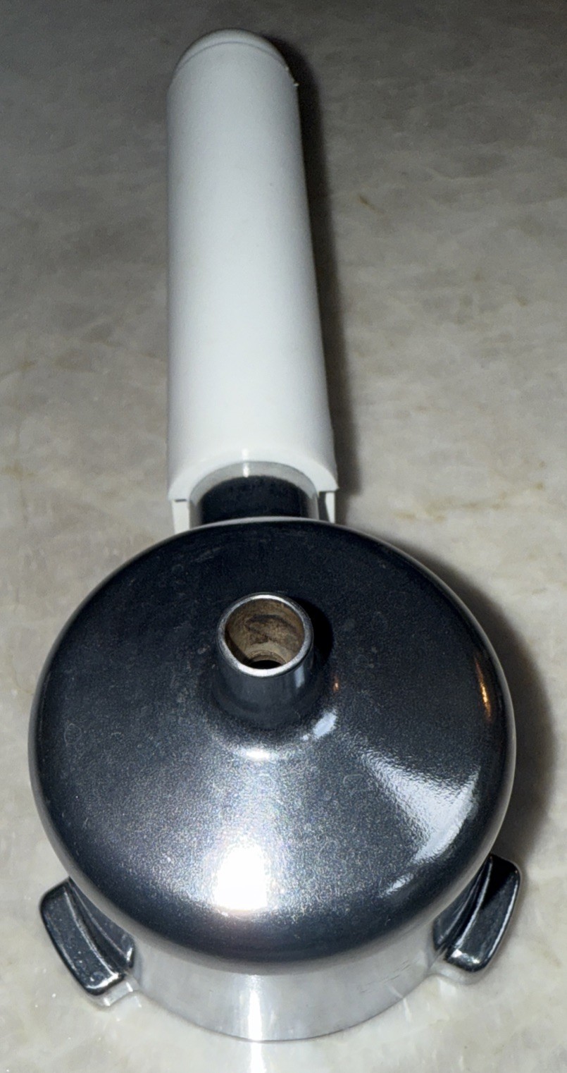 Krups Espresso 963A Coffee Maker Replacement Portafilter + Filter Basket - White