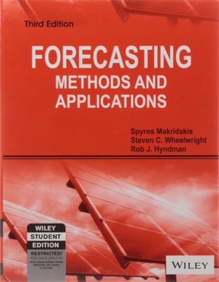 Forecasting Methods and Applications