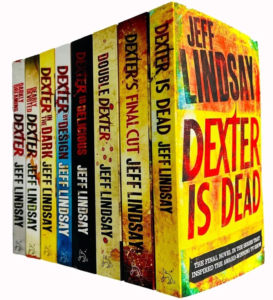 Novel Dexter Series 8 Books Collection Paperback Set-Young Adult-By Jeff Lindsay