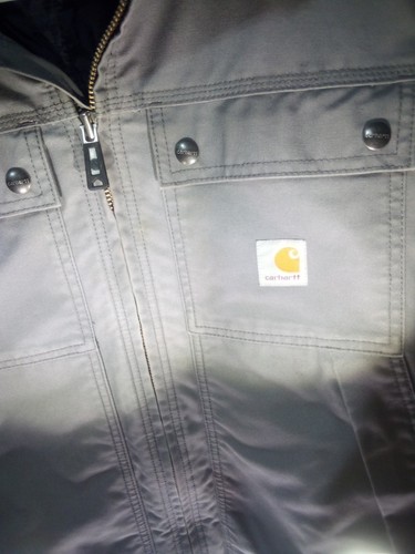 carhartt jacket101 492 022 Detroit Jacket Grigio 3 M Isolato Medium Quick Duck - Foto 2 di 12