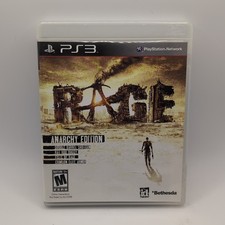 Rage (Sony PlayStation 3, 2011) - Complete CIB, TESTED AND WORKING