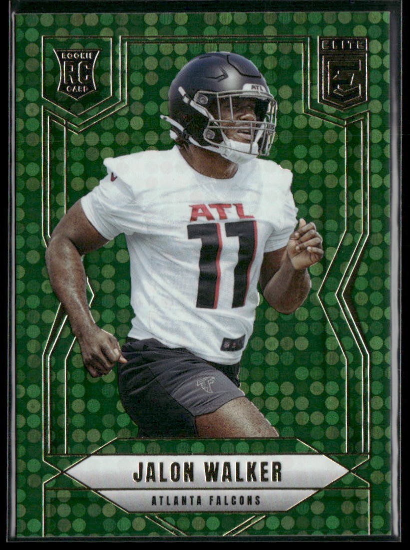 2025 Donruss Elite #165 Jalon Walker Green Disco