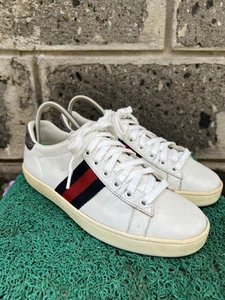 Baskets basses Gucci Web en veau Ace EU 36,5US 6