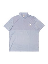 Adidas Men's Short Sleeve Performance Active Polo Shirt Blue XL, 2XL