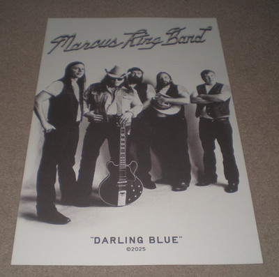 Marcus King Band Darling Blue Poster 2025 Promo 11 X 17