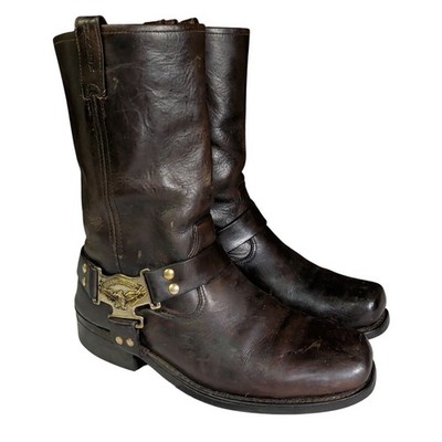 1980s Harley Davidson Men s Harness Boots 11M USA Made Vintage Hard To Find 