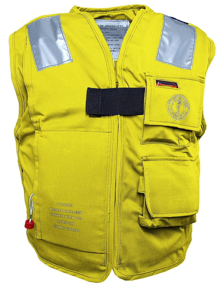 Mustang Survival Life Preserver Vest USN MK-1 Flight Deck MD3040