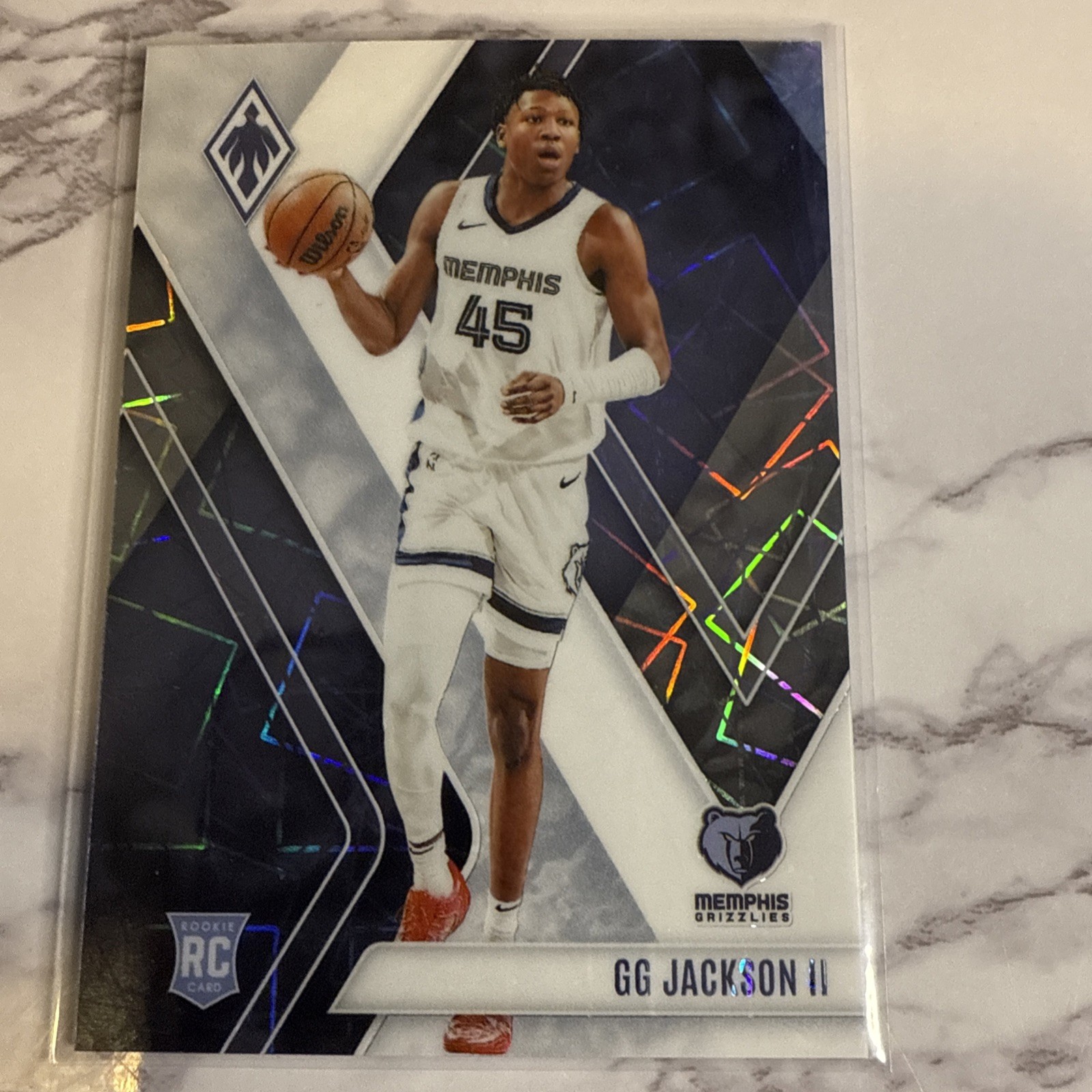 2023-24 Panini Phoenix - Rookies GG Jackson #266 White Lazer Phoenix /150 (RC)