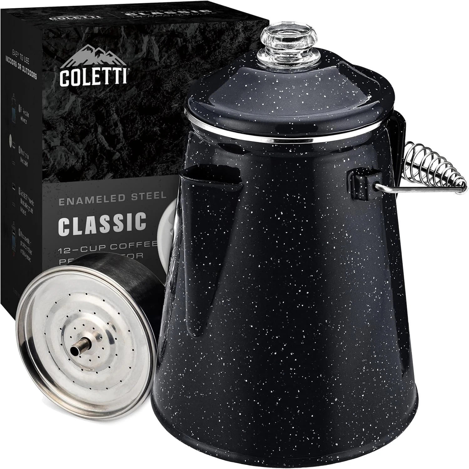 Classic Percolator Coffee Pot — the Most Nostalgic Camping Coffee Pot, Now Moder