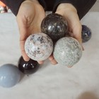 9.7LB 15Pcs A Set Of Natural Quartz Crystal Jasper Sphere Ball Polished Healing — photo 6