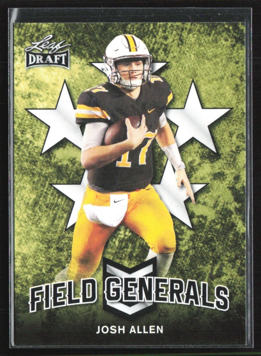 Josh Allen Leaf Draft Field Generals #FG03 Base