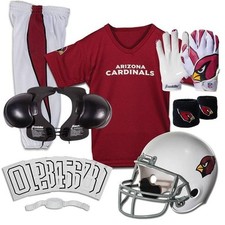 Arizona Cardinals Kids NFL 10pc Deluxe Football Uniform Set, Small