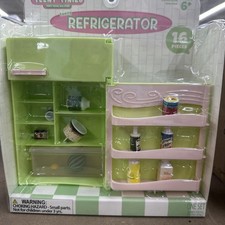 Teeny Tinies Mini Refrigerator RETRO Playset Toy Doll/Dollhouse Miniatures New