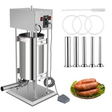 ROVSUN 15L Electric Sausage Stuffer Maker Commercial Butcher Vertical Meat Press