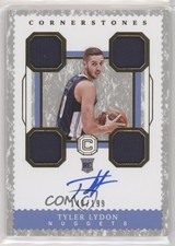 2017-18 Panini Cornerstones Rookie 143/199 Tyler Lydon #182 Auto 6fs