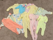 Lot 11 Pairs Of vintage 70 s Baby Sleepers Romper Nylon