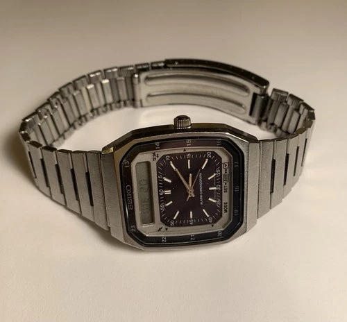 Vintage Seiko Quartz Men’s Watch H357-507A James Bond Series, Analog-Digital