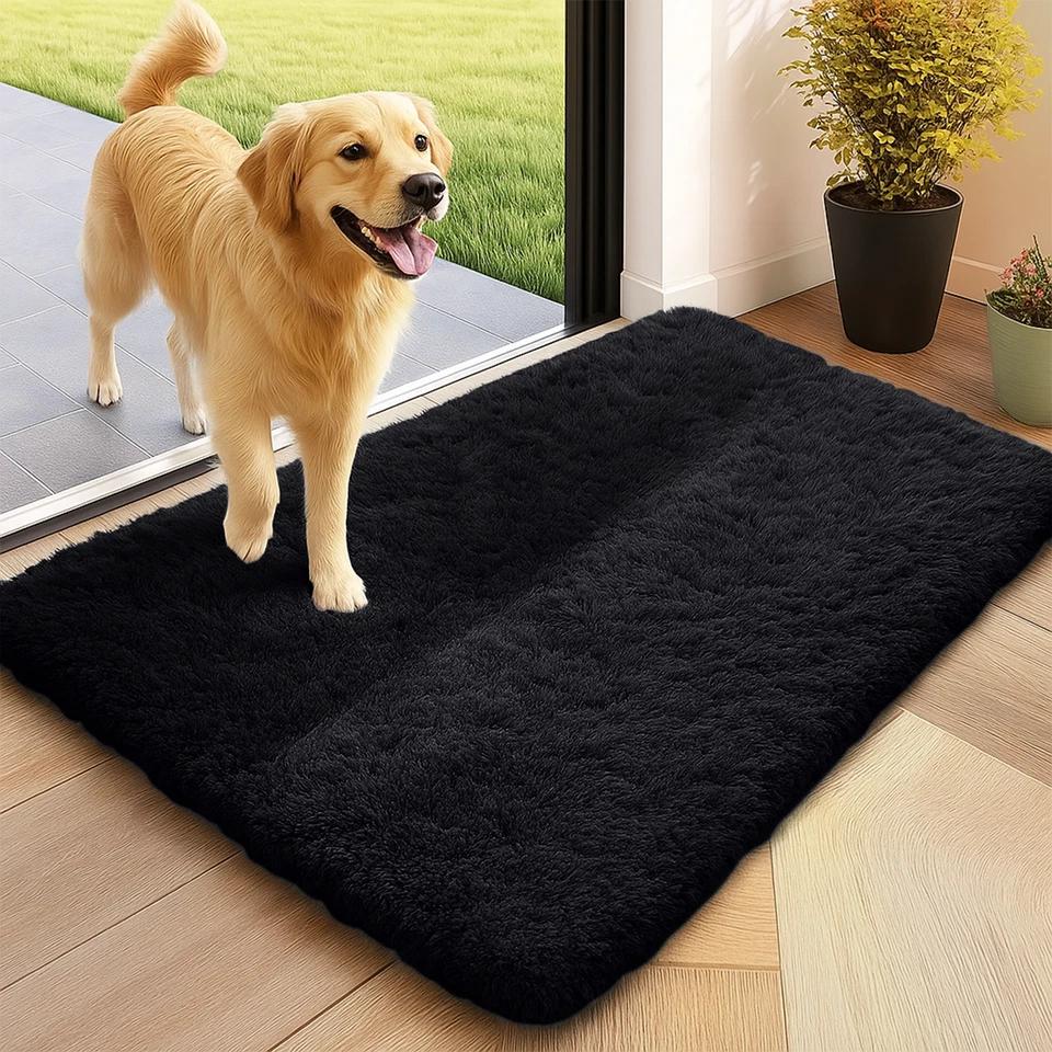 Small Large Door Mat Non Slip Indoor Bedroom Door Floor Mat Hallway Runner Rug - Image 3 of 4