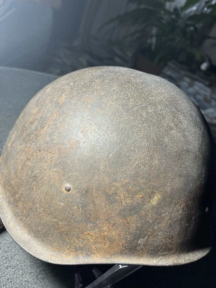 Elmo URSS Riutilizzo German Ww2 Originale Relic - Immagine 3 di 4