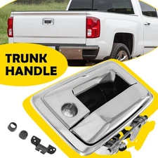 Tailgate Handle w/Camera Hole Chrome For Chevy Silverado/GMC Sierra 2014-2015