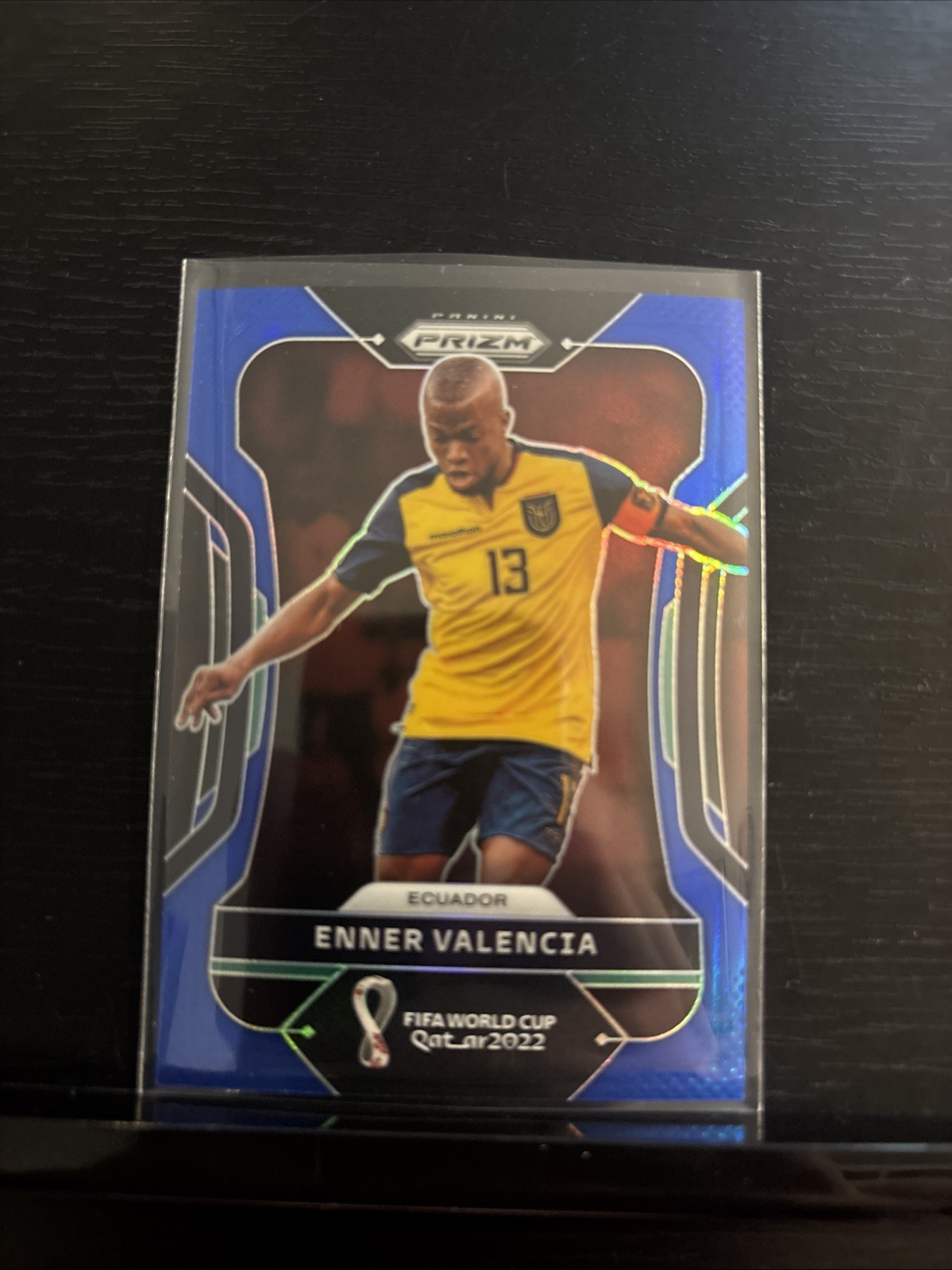 Enner Valencia 2022 Prizm FIFA World Cup Qatar Blue Prizm /299 Ecuador #77