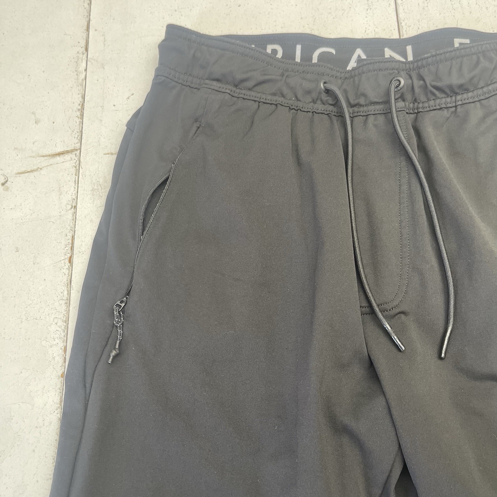 American Eagle Black Drawstring Pull On Jogger Sw… - image 2