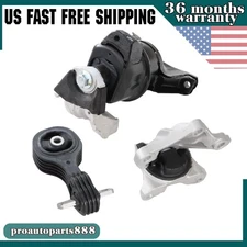 3Pcs Engine Motor &Transmission Mount For Honda Civic 1.8L 2012-2013 Auto Trans