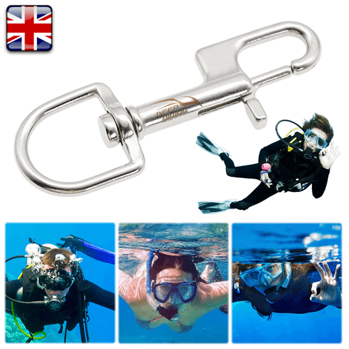 316 Stainless Steel Swivel Eye Bolt Snap Hooks Snap Bolt Trigger Chain Clip