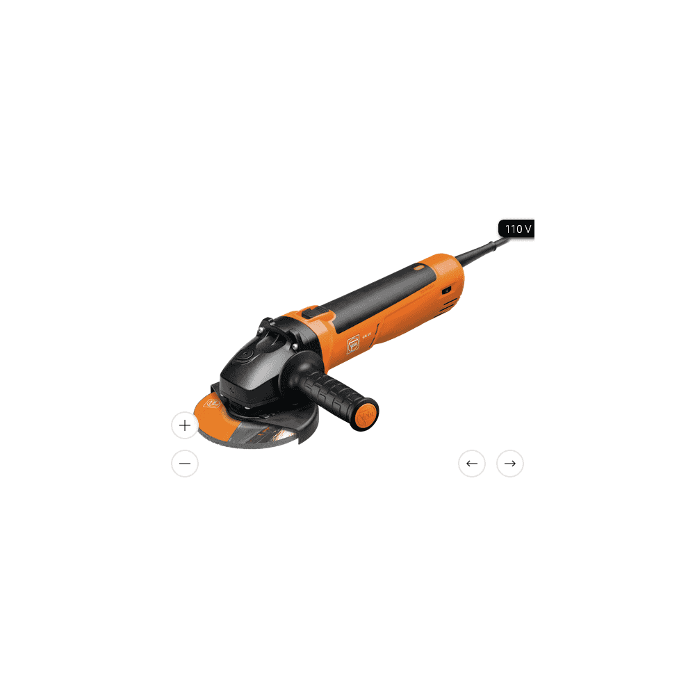 Fein 72250660241 CG 15-125 BL Compact Angle Grinder, 125mm 110v