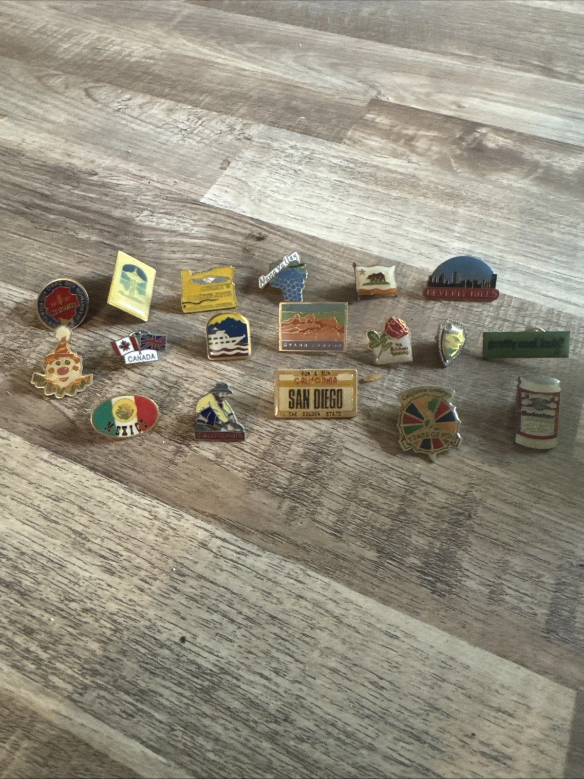 Vintage 1970S And 80S Enamel Pin Collection ￼