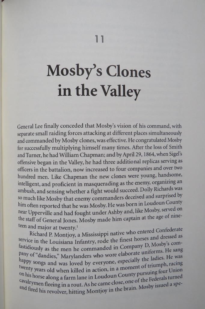 GRAY GHOST - LIFE OF COL JOHN SINGLETON MOSBY - CONFEDERATE RAIDER DJ IN BRODART