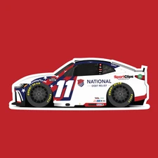 2025 NASCAR Denny Hamlin National Debt Relief Sticker