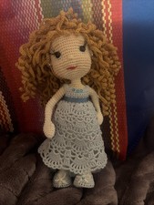 Crochet doll, 10" Amigurumi Doll, Handmade gift, Ready-made Amigurumi