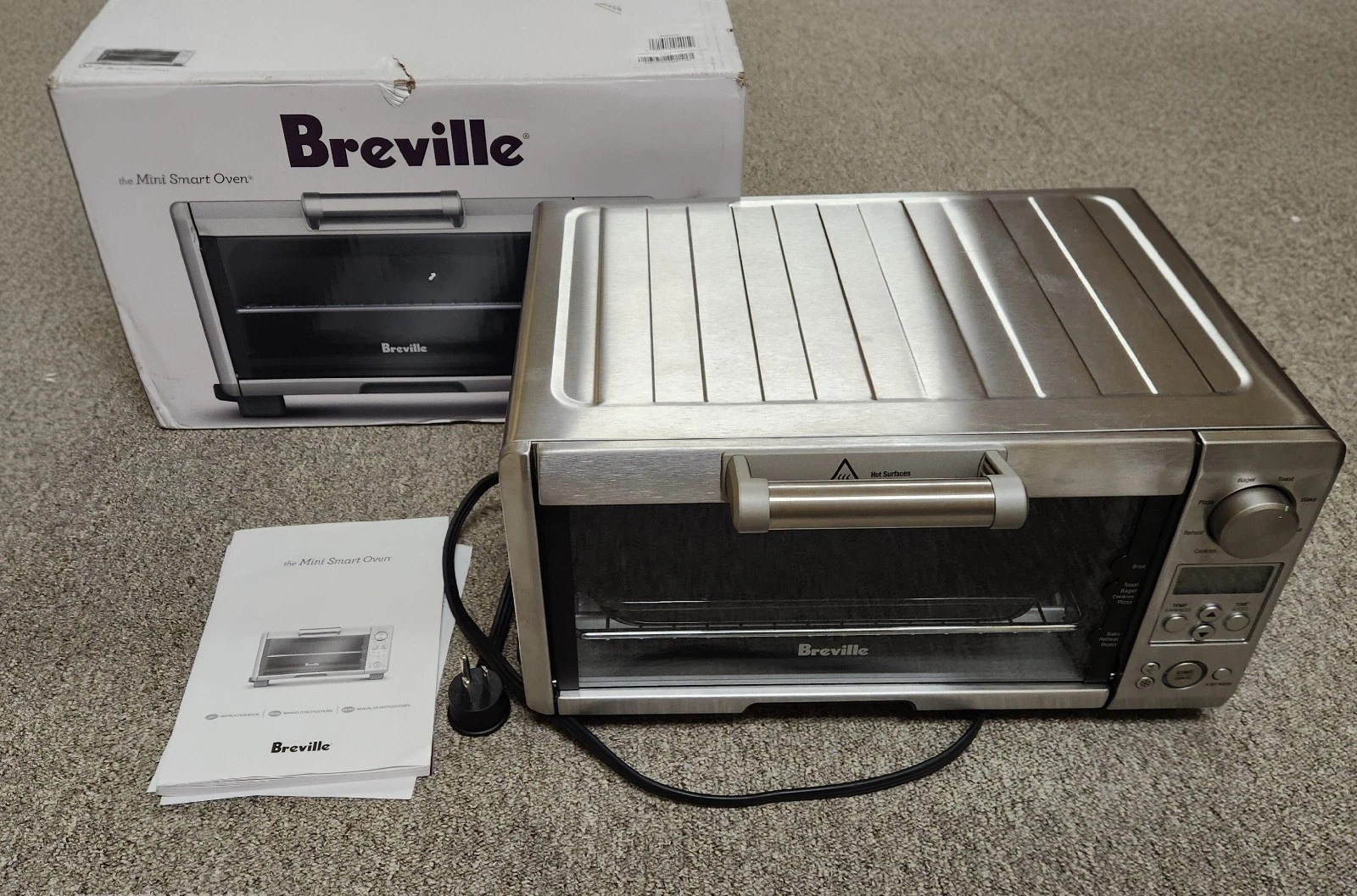 Breville Mini Smart Oven Quartz Element Toaster Oven Countertop BOV450XL Silver
Opens in a new windo
