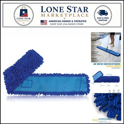 Extra Large 48 Inch Microfiber Dust Mop   Ideal for Schools and Warehouses